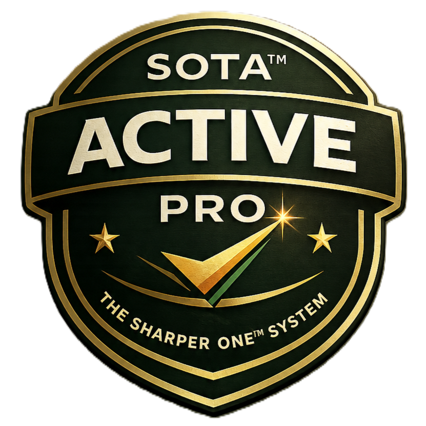SOTA™ ACTIVE PRO badge